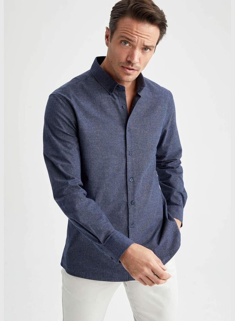 Modern Fit Long Sleeve Shirt