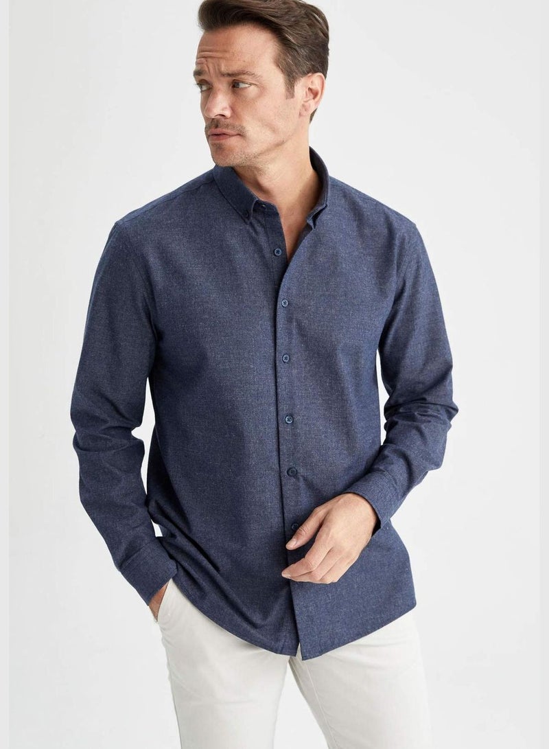 Modern Fit Long Sleeve Shirt