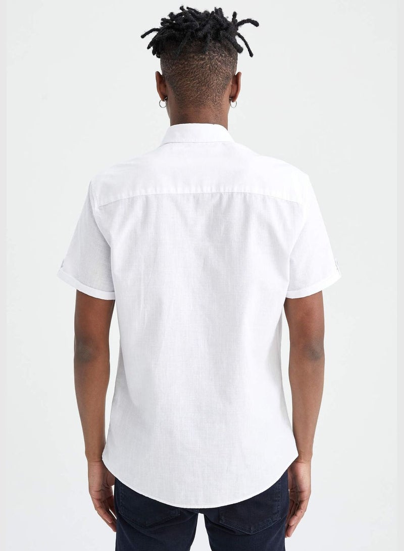 Slim Fit Double Pocket Shirt