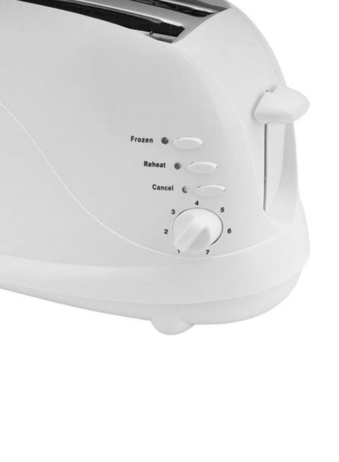 4 Slice Bread Toaster With Adjustable Browning Control, Cool Touch Housing, Removable Crumb Tray 1100 W GBT9895 White