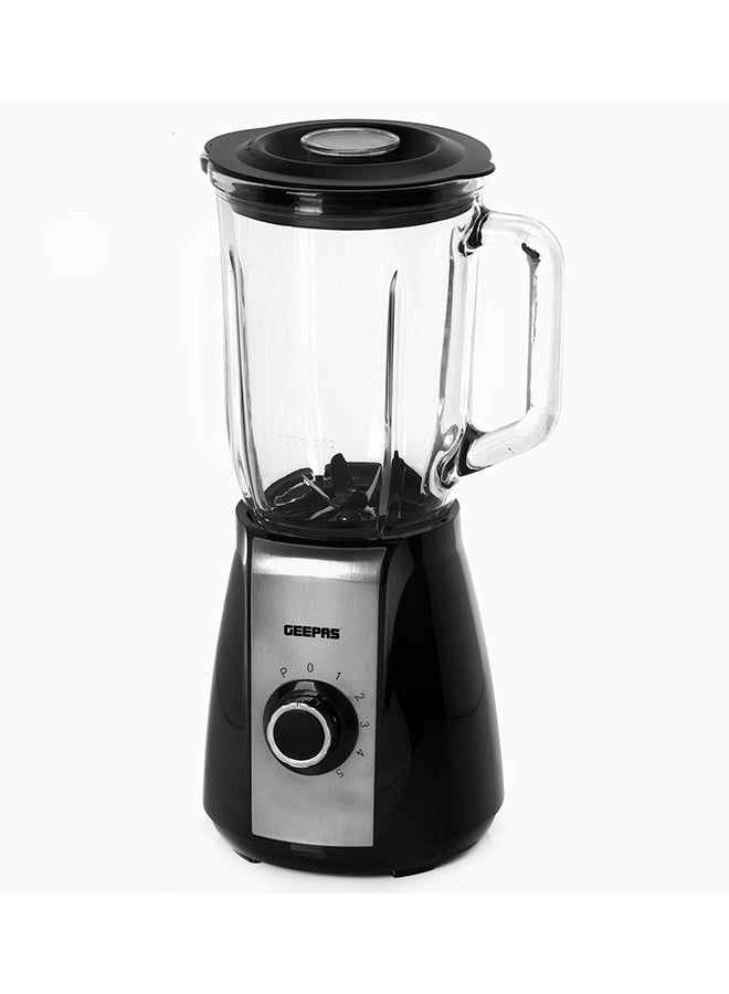 Kitchen High Speed Blender With Stainless Steel Cutting Blades 1.5L 600W 1.5 L 600.0 W GSB44022UK Silver/Black