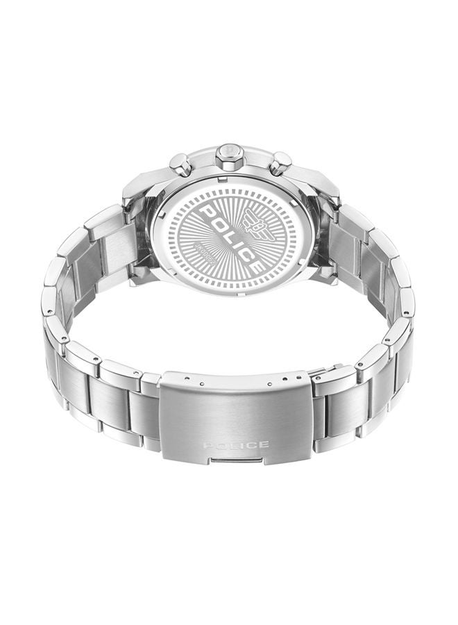 POLICE - Polysh Watch For Men Blue Dial With Silver Bracelet