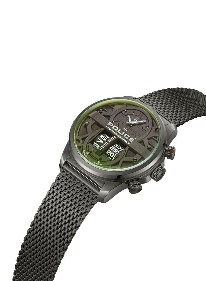 Rotor 44mm Men's Analog Watch with Gunmetal Mesh Bracelet Bracelet