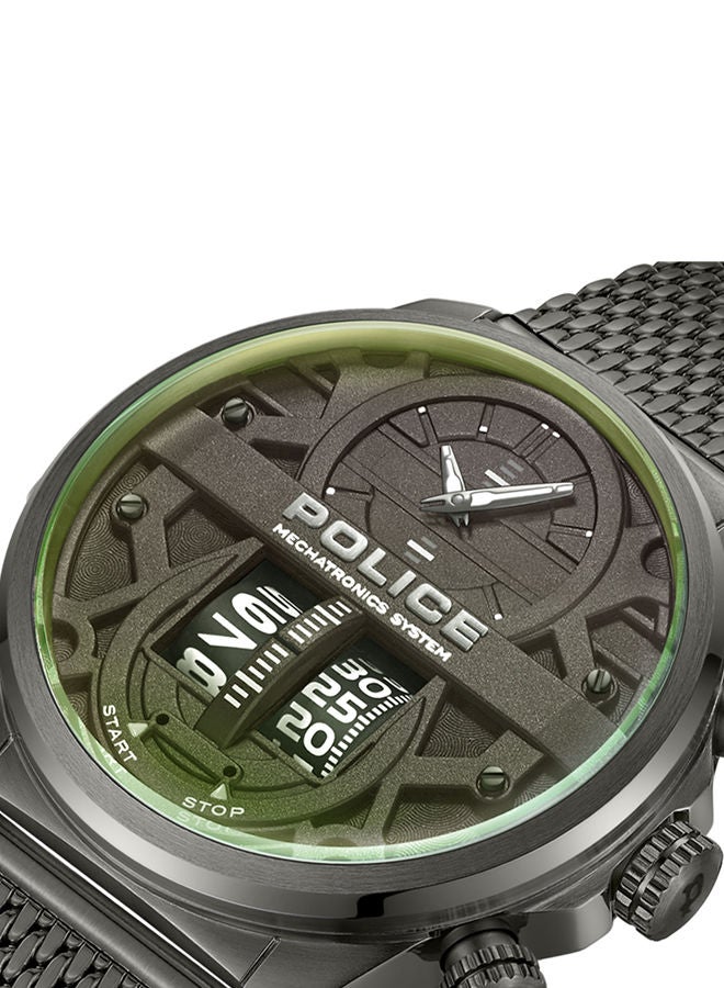 Rotor 44mm Men's Analog Watch with Gunmetal Mesh Bracelet Bracelet