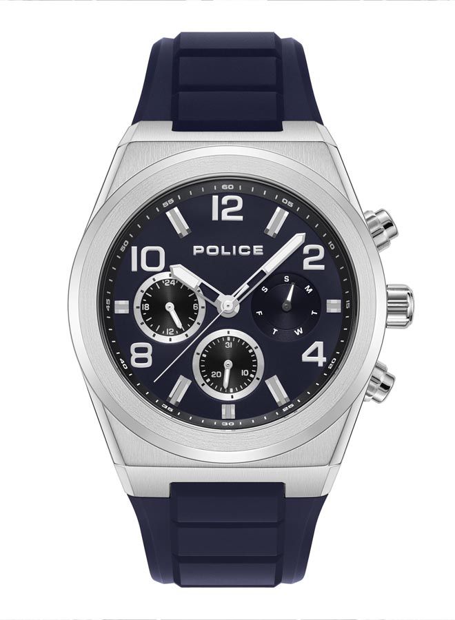Salkantay Watch For Men Blue Dial And Blue Silicone Strap
