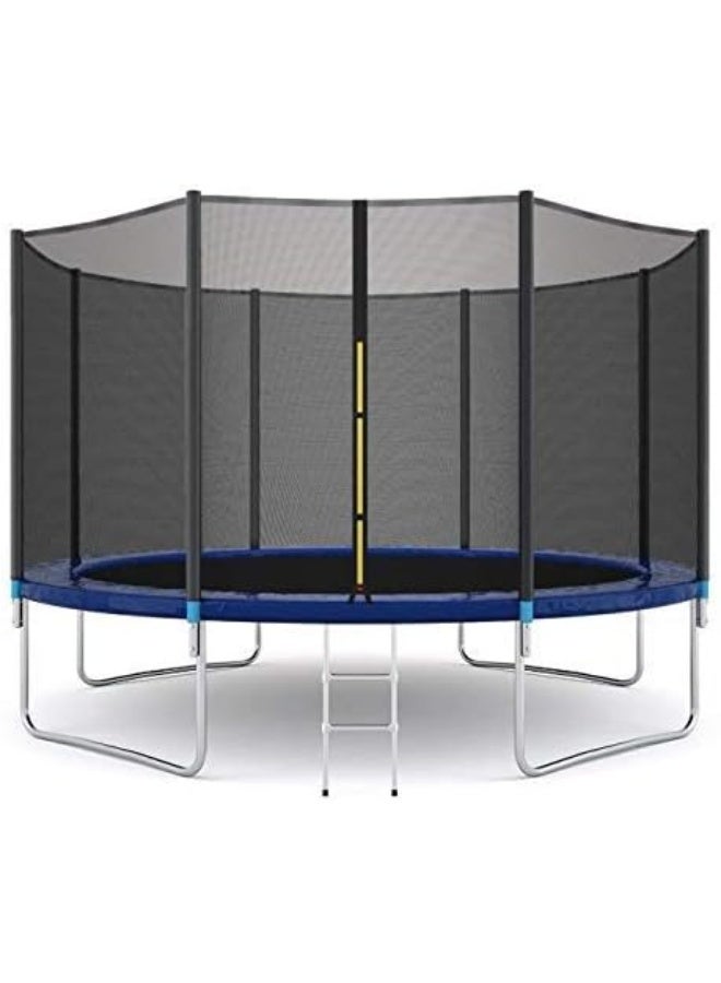 Rainbow Toys - 12Ft Trampoline for kids, Kids Trampoline Fitness Exercise Equipment Outdoor Garden Jump Bed Trampoline With Safety Enclosure