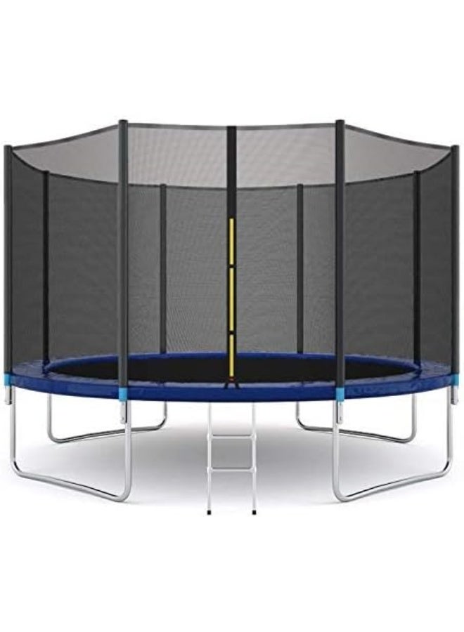 Professional Heavy duty powerful fitness 12ft trampoline for kids exercise at home and garden by Rainbow Toys