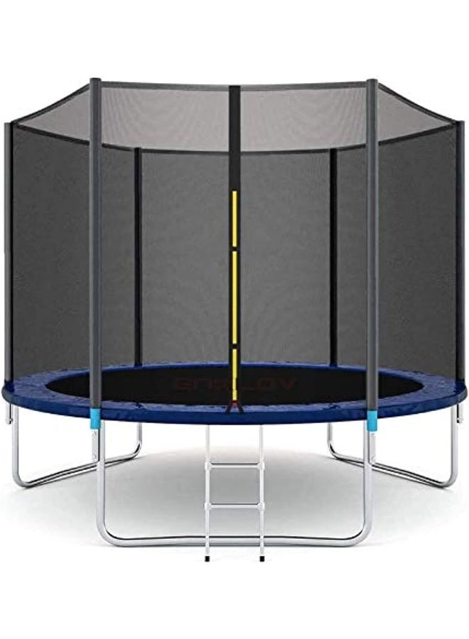 RBW TOYS Trampoline, Kids Trampoline Fitness Exercise Equipment Outdoor Garden Jump Bed Trampoline With Safety Enclosure (10 FT)