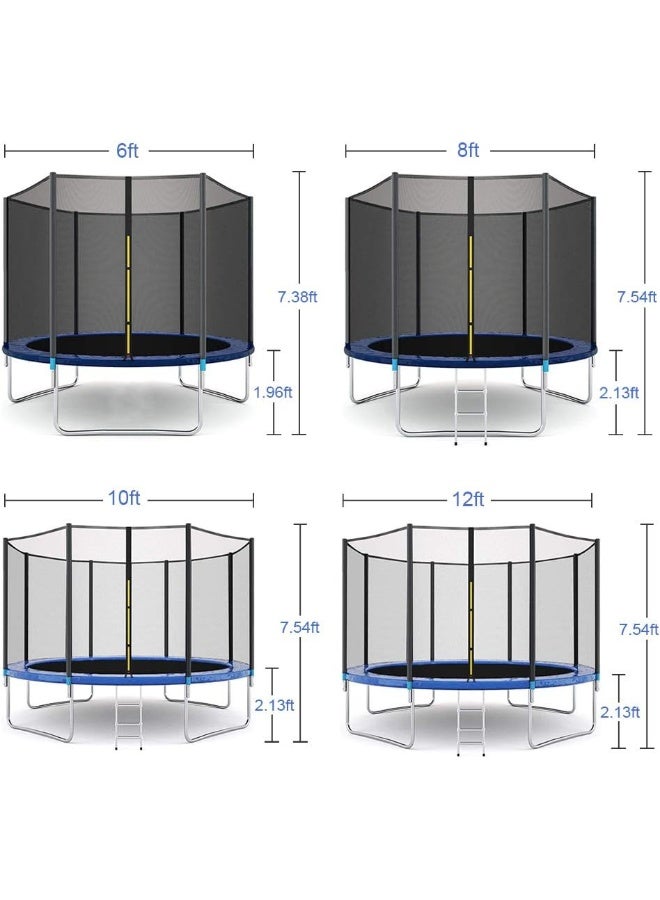 RBW TOYS Trampoline for kids, Outdoor Trampoline 6feet Jump Bed Trampoline With Safety Enclosure. 6FT