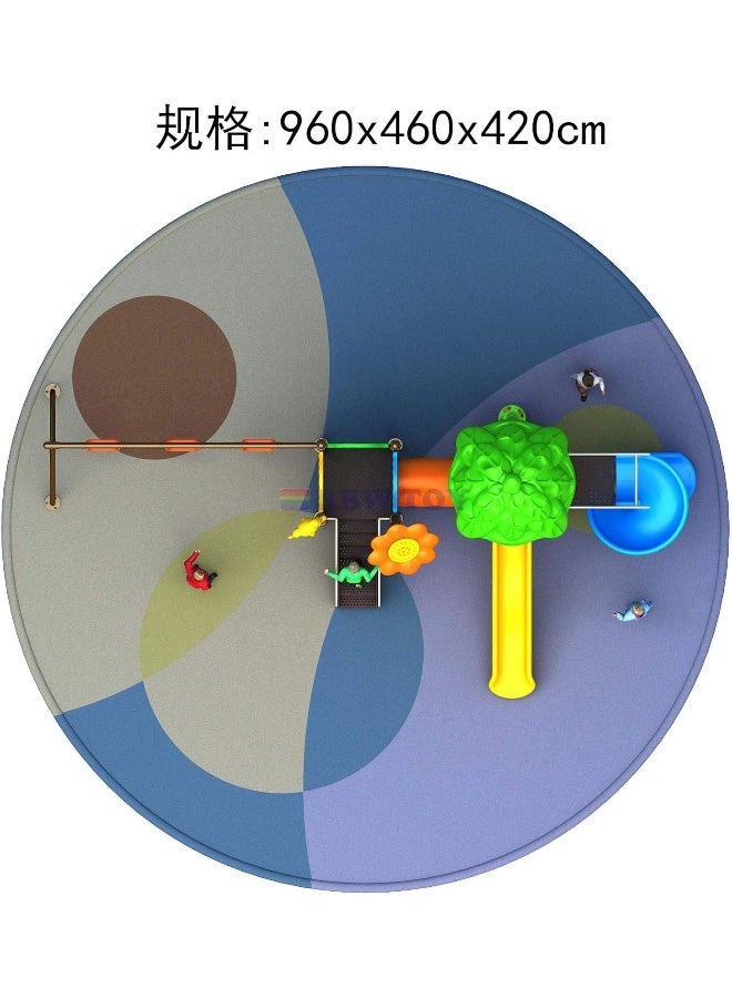 RBWTOY Children's Playground Set (9.6 x 4.6 x 4.2, RW-11019)