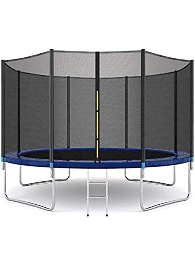 RBW TOYS Trampoline, Kids Trampoline Fitness Exercise Equipment Outdoor Garden Jump Bed Trampoline With Safety Enclosure (12 FT)