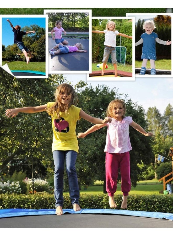 RBW TOYS Trampoline, Sports Garden Outdoor Trampolines Jump Bed With Safety Enclosure Exercise Fitness Equipment