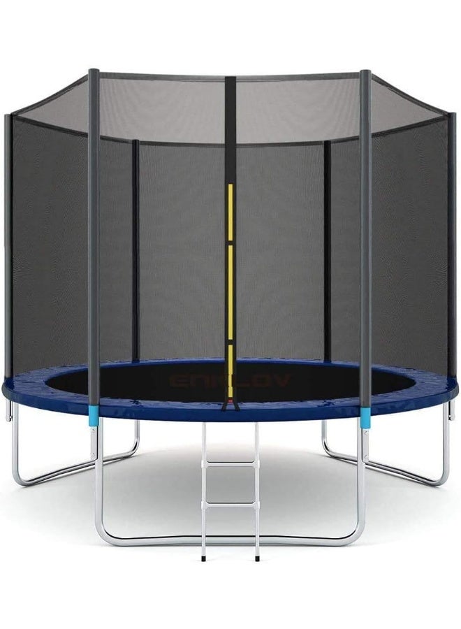 RBW TOYS Trampoline, Kids Outdoor Trampolines Jump Bed With Safety Enclosure Exercise Fitness Equipment - Genuine Purchase from Toys (14 Feet)