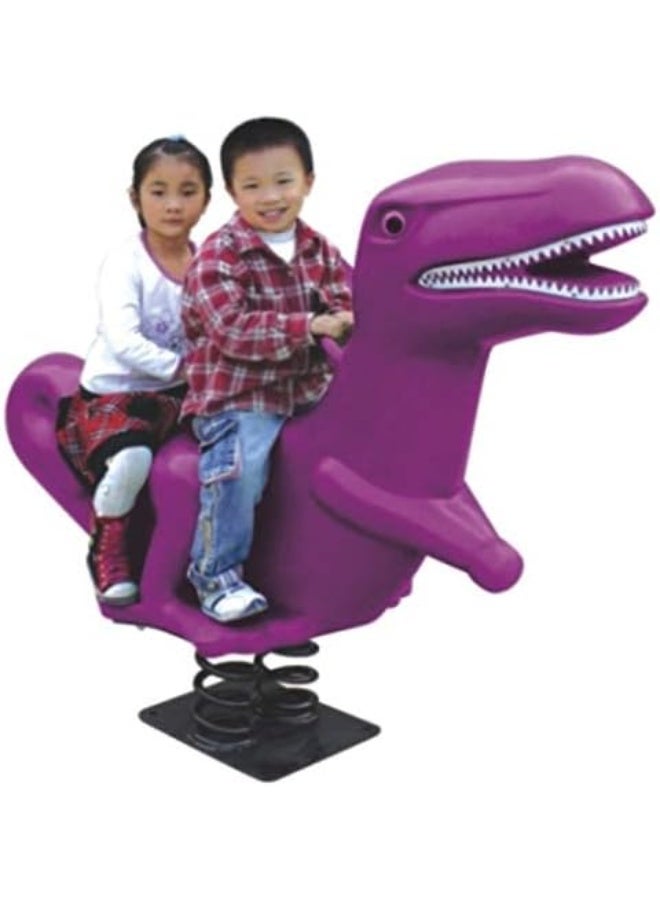 RBW TOYS Fun Kids Rocking Dinosaur Spring Rider Purple Colour RW-15202