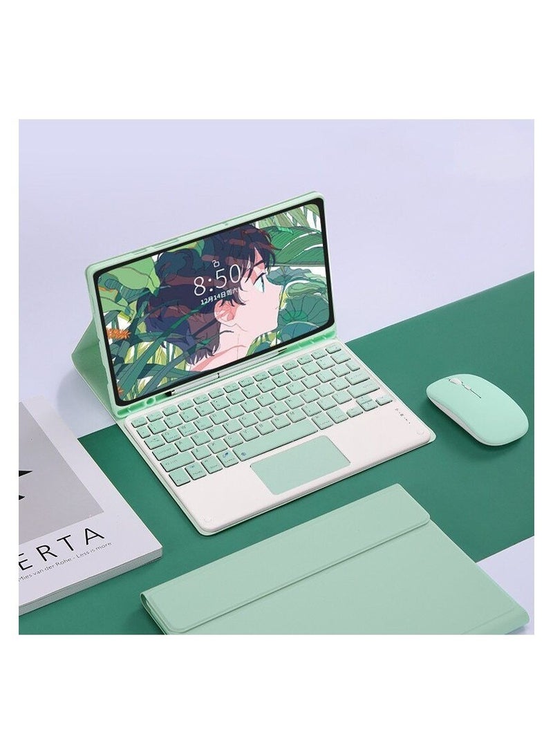 Suitable for Apple's 2022 New IPad Magic Magnetic Keyboard Air5 10.9 Bluetooth Keyboard 10.2 Touch  Green