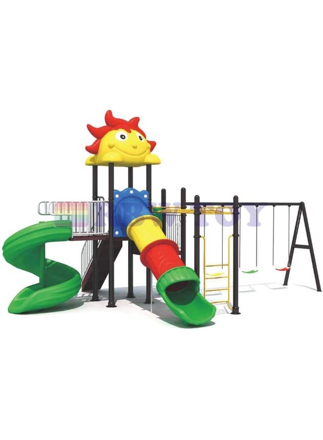 RBW TOYS Latest and Best Outdoor Playset for Kids. All in one Swing and Slide Outdoor Set. Perfect Children Playset. Play-Ground Toys Area Size 710x540x360cm. Best Birthday Gift.