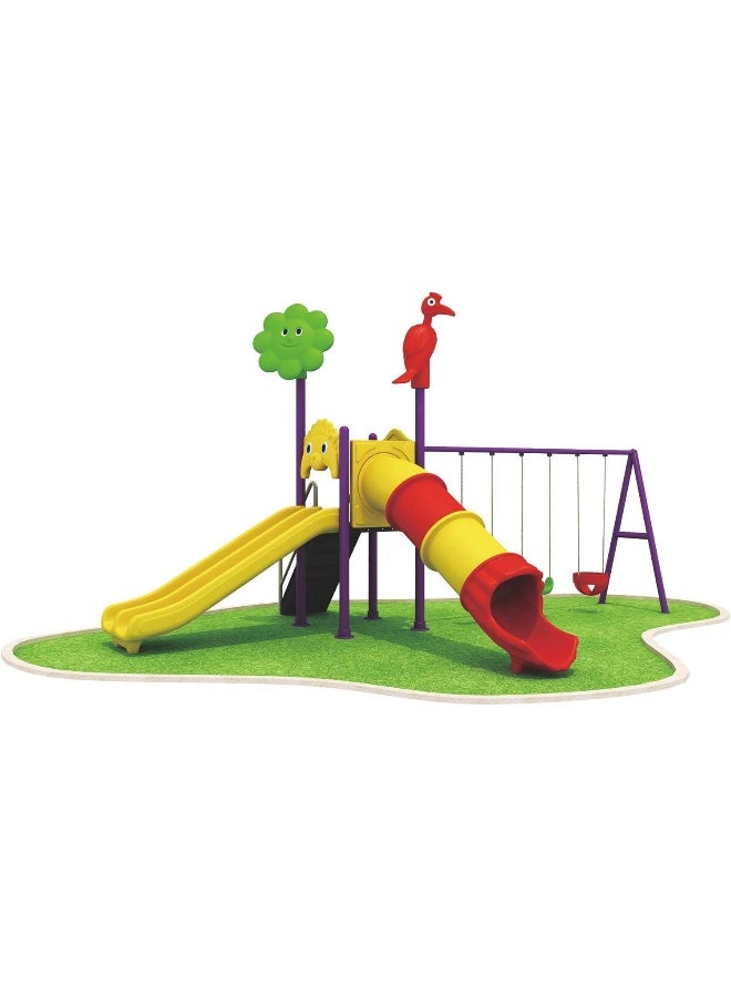 RBW TOYS Backyard Discovery Tucson & Playground Equipment All In One Set Slide for kids and Swings for kids toys