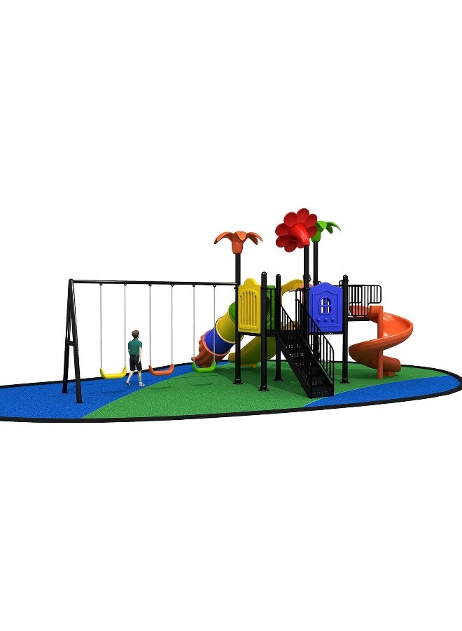 Rainbow Toys Children Play Large Outdoor Playground Set