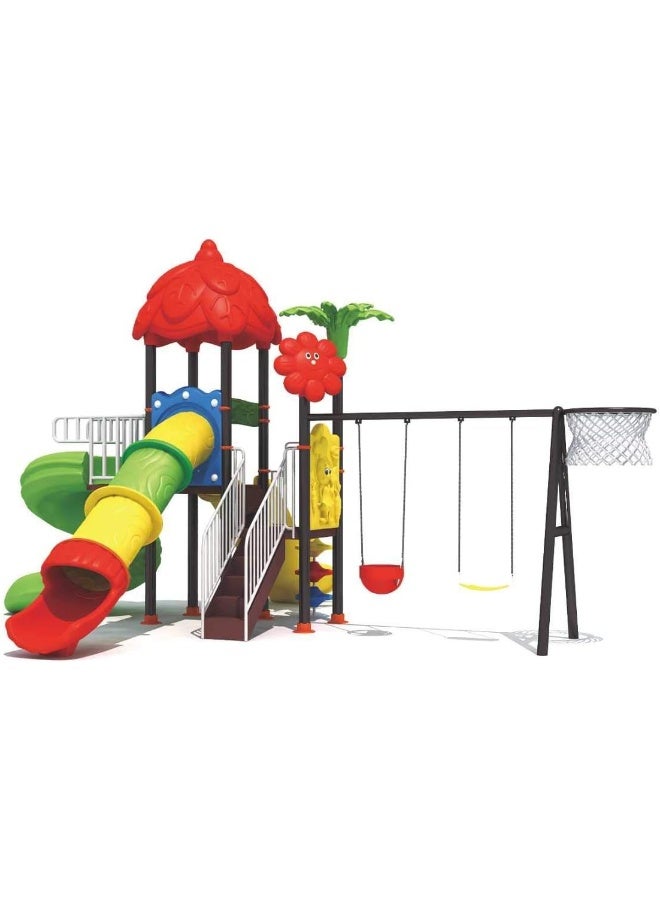 RBW TOYS Kids Playsets adventure & Outdoor Playground Equipment All In One Set Slide for kids and Swings for kids toys Offers