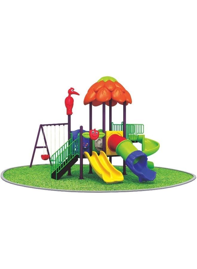 Rainbow toys Latest and Best Outdoor Playset for Kids. All in one Swing and Slide Outdoor Set. Perfect Children Playset. Play-Ground Toys Area Size 700x450x370cm. Best Birthday Gift.