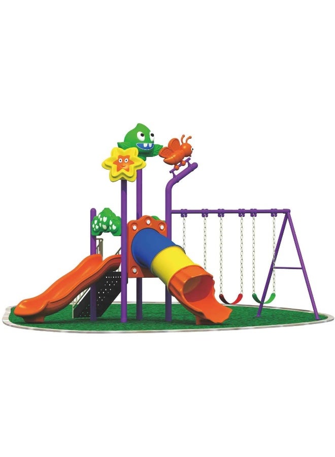 Rainbow Toys Outdoor Play Sets & Playground Equipment Games All In One Slide for kids and Swings for kids toys