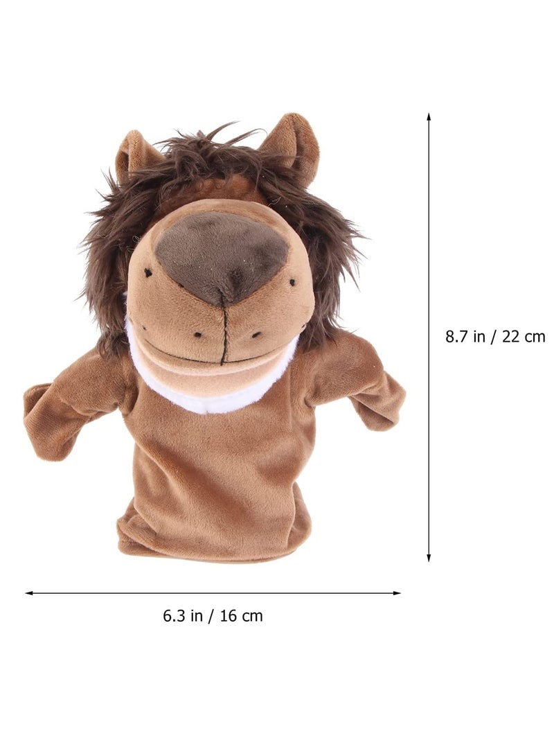 Plush Lion Hand Puppet for Imaginative Play, Interactive Finger Doll for Storytelling and Parent-Child Activities, Perfect Gift for Preschool Role Play and Teaching