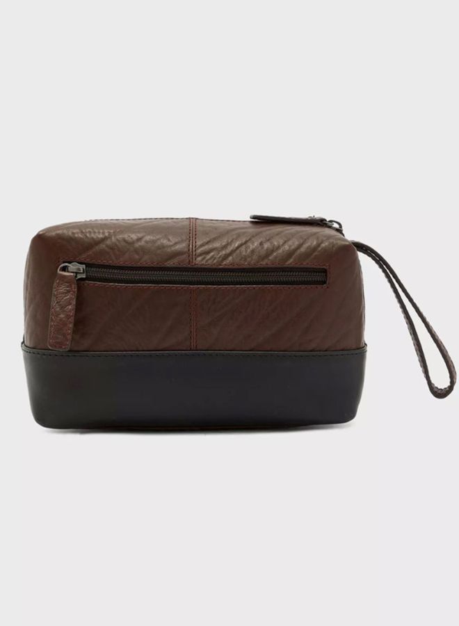 Tolerance Toiletry Pouch Brown/Black