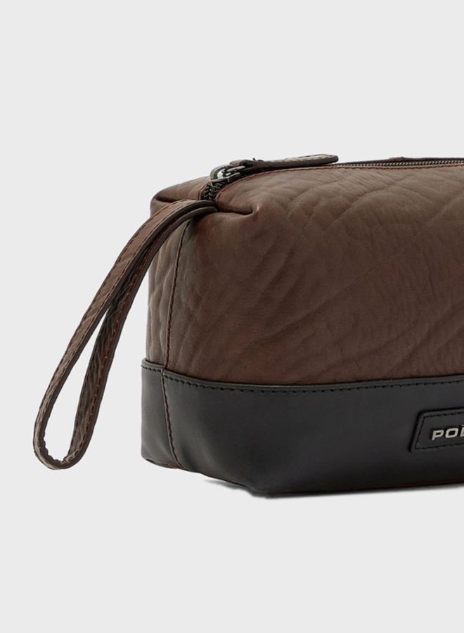 Tolerance Toiletry Pouch Brown/Black