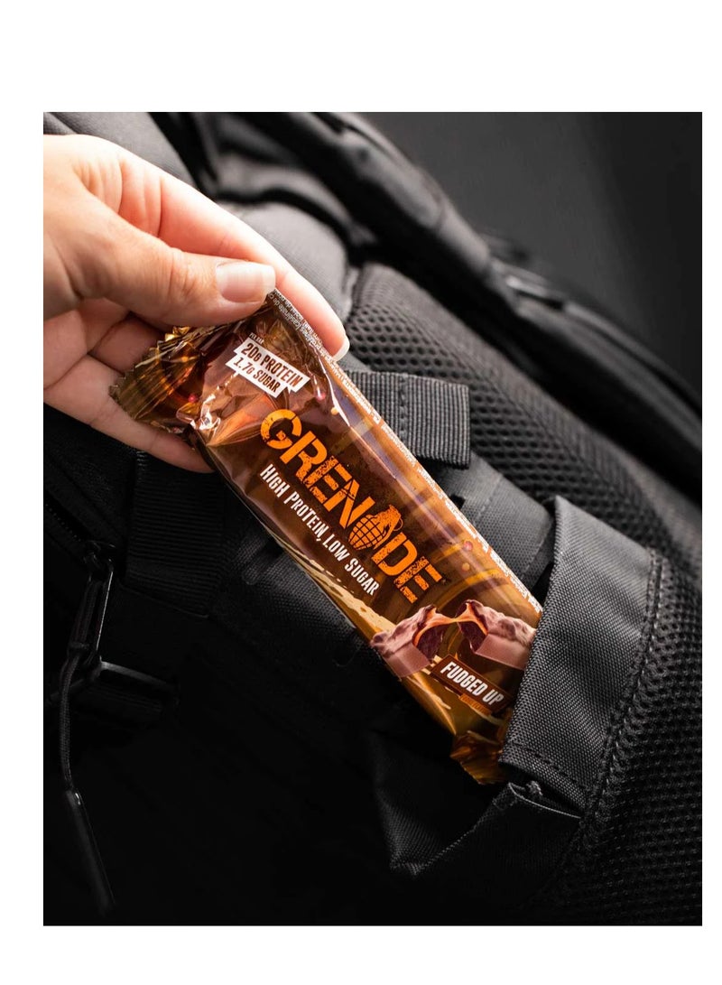 Grenade Grenade Carb Killa Protein Bar - Great Tasting High Protein and Low Sugar Snack, Box of 12, 60g, Fudged Up Flavor