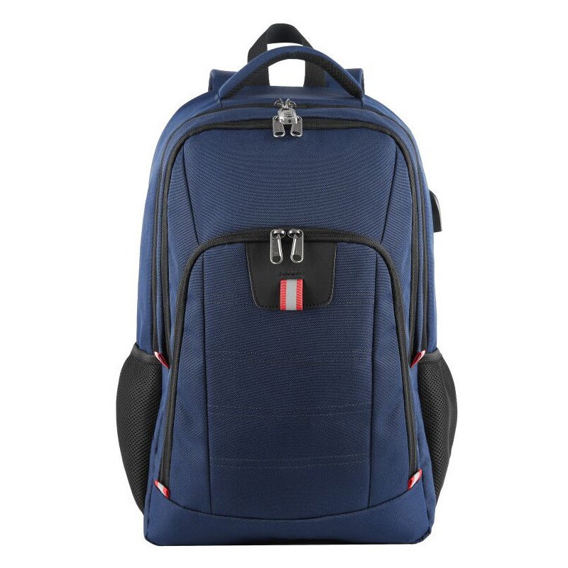 Cross-border Hot Selling Large Capacity 17.3 Inch Computer Backpack Mens Outdoor USB Travel Bag Multifunctional Backpack Blue