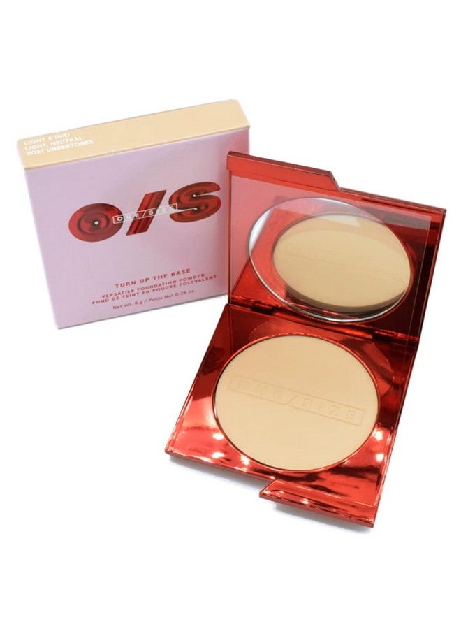 Patrick Starrr Turn Up The Base Versatile Powder Foundation Light 5 (Nr) Light Neutral Rosy Undertones Face Pressed Powder Makeup Foundation Mediumtofull Coverage Soft Matte Finish