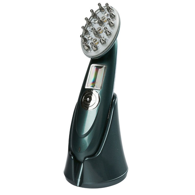 Electric Scalp Treatment Hair Growth Device Peacock Green