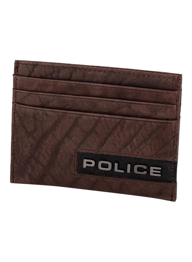 Police Ltr Card Case Dark Brown Droid, Dark Brown