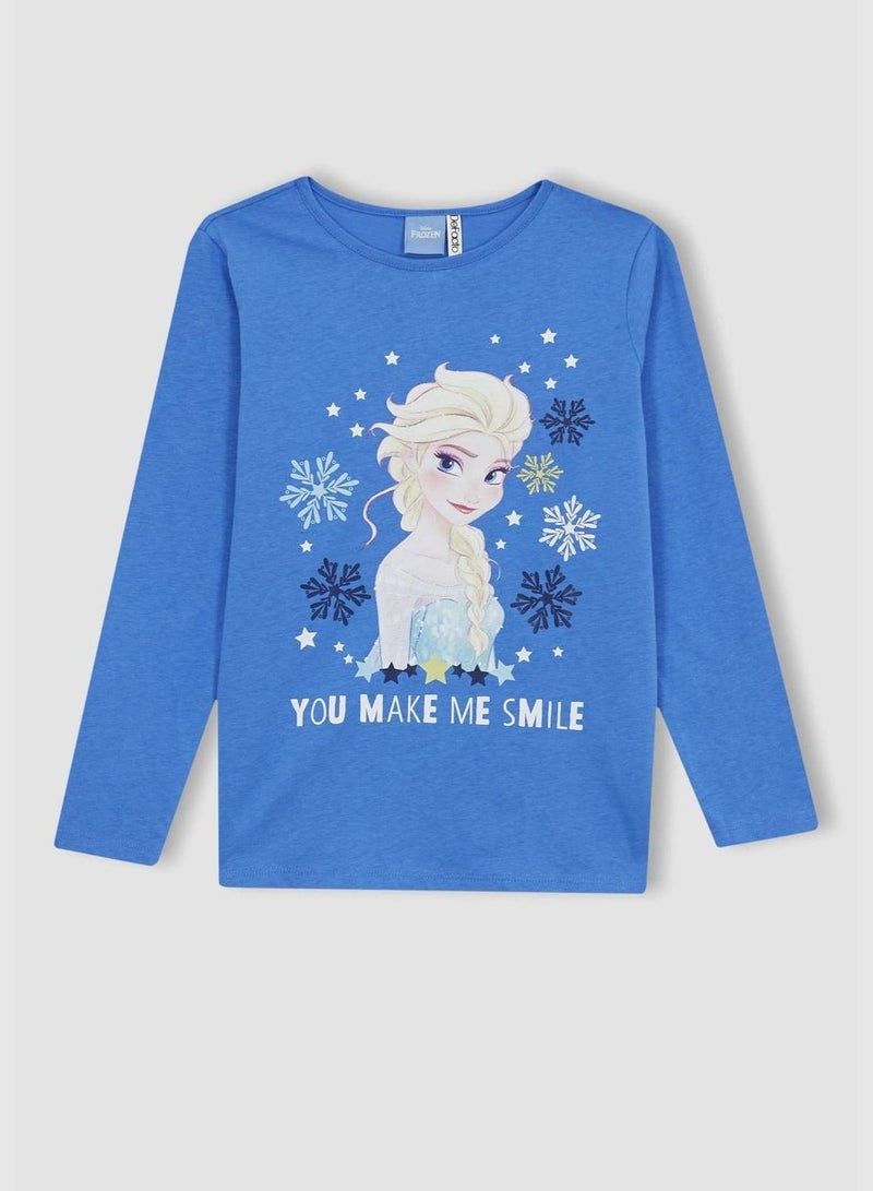 2 Pack Girl Frozen Licenced Long Sleeve Knitted Pyjamas