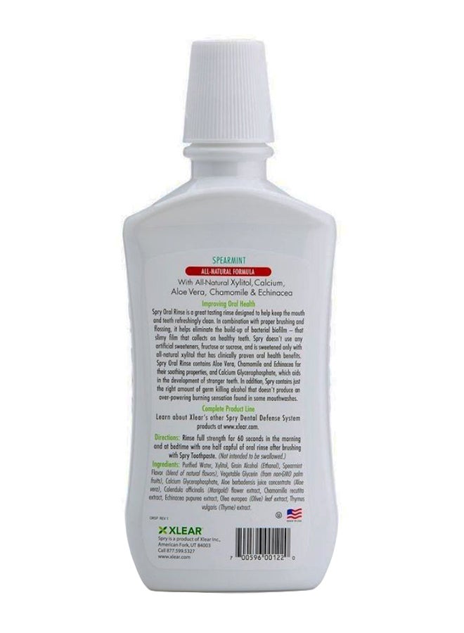 Spry Oral Rinse Spearmint