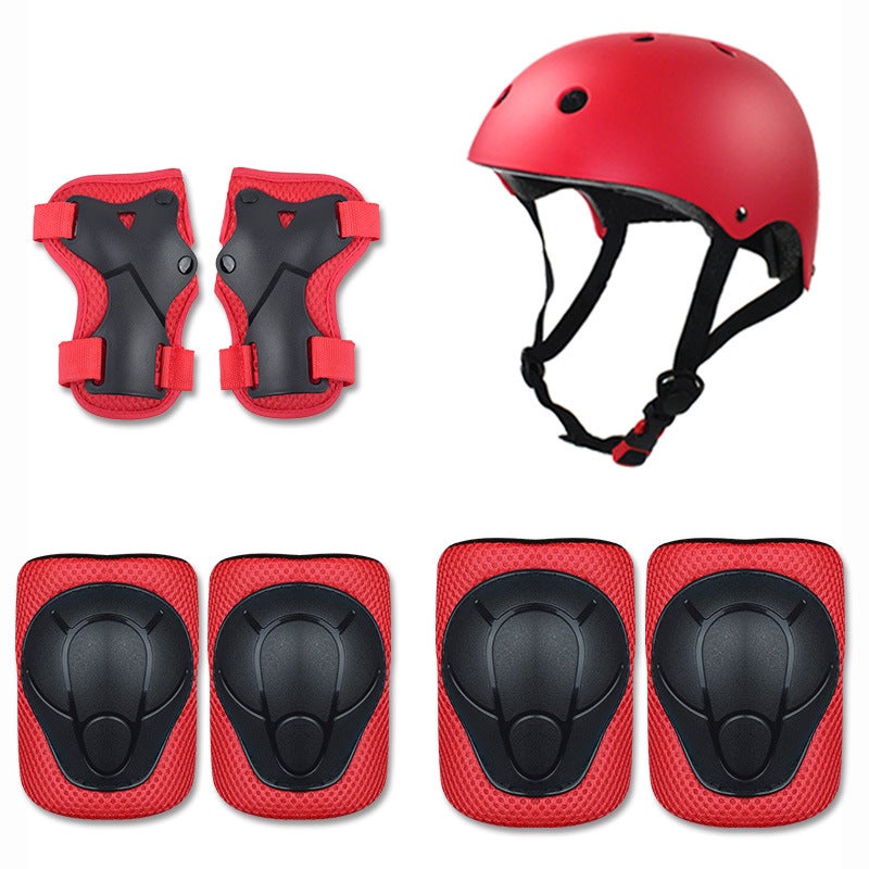 Kids Balance Bike Safety Gear Set Red