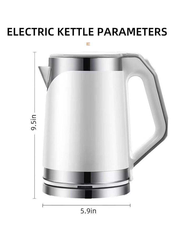 Electric kettle, Stainless Steel Design,Fast Boiling, Perfect For Home and Office use, Hot Water Kettle 2L