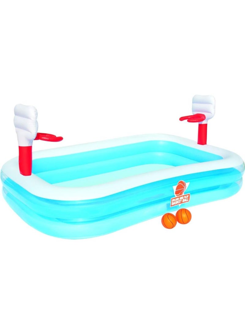 Interactive Basketball Play Pool Bw54122 254 X 167 6 X 101 6 Cm