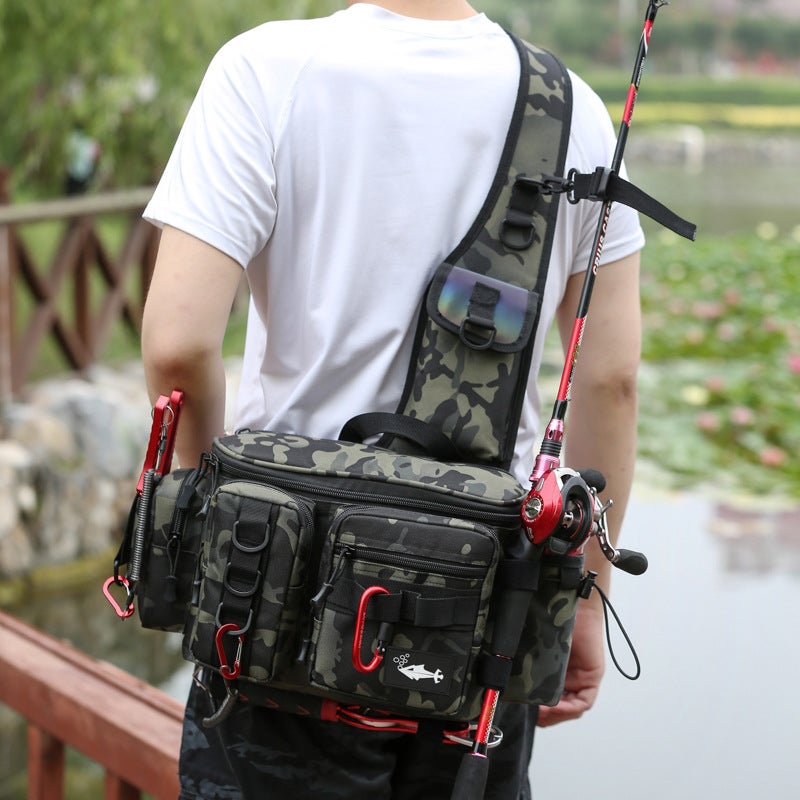 Multi-Purpose Fishing Lure Waist Bag High-Capacity Shoulder Scorpio