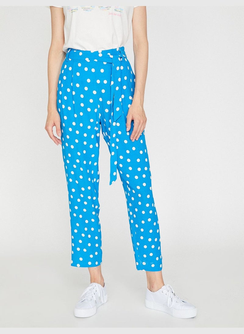 Dotted Detailed Trousers