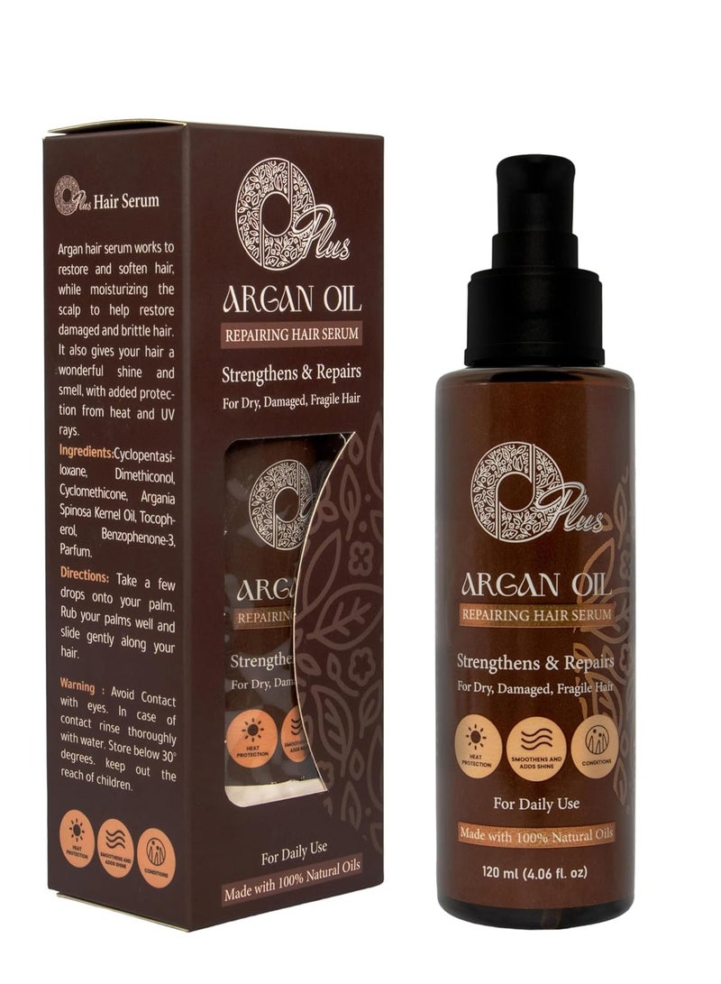 OPlus Hair Care Set with Argan Oil – Complete 5-Piece Collection for Nourished and Hydrated Hair, Sulfate-Free Formula