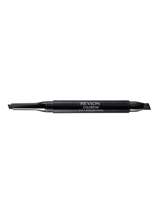 Colorstay 2-In-1 Angled Kajal Eyeliner Black