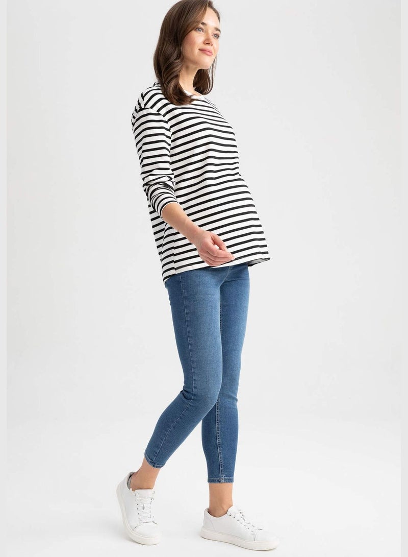 Woman  Maternity Wear Knitted Tops Long Sleeve