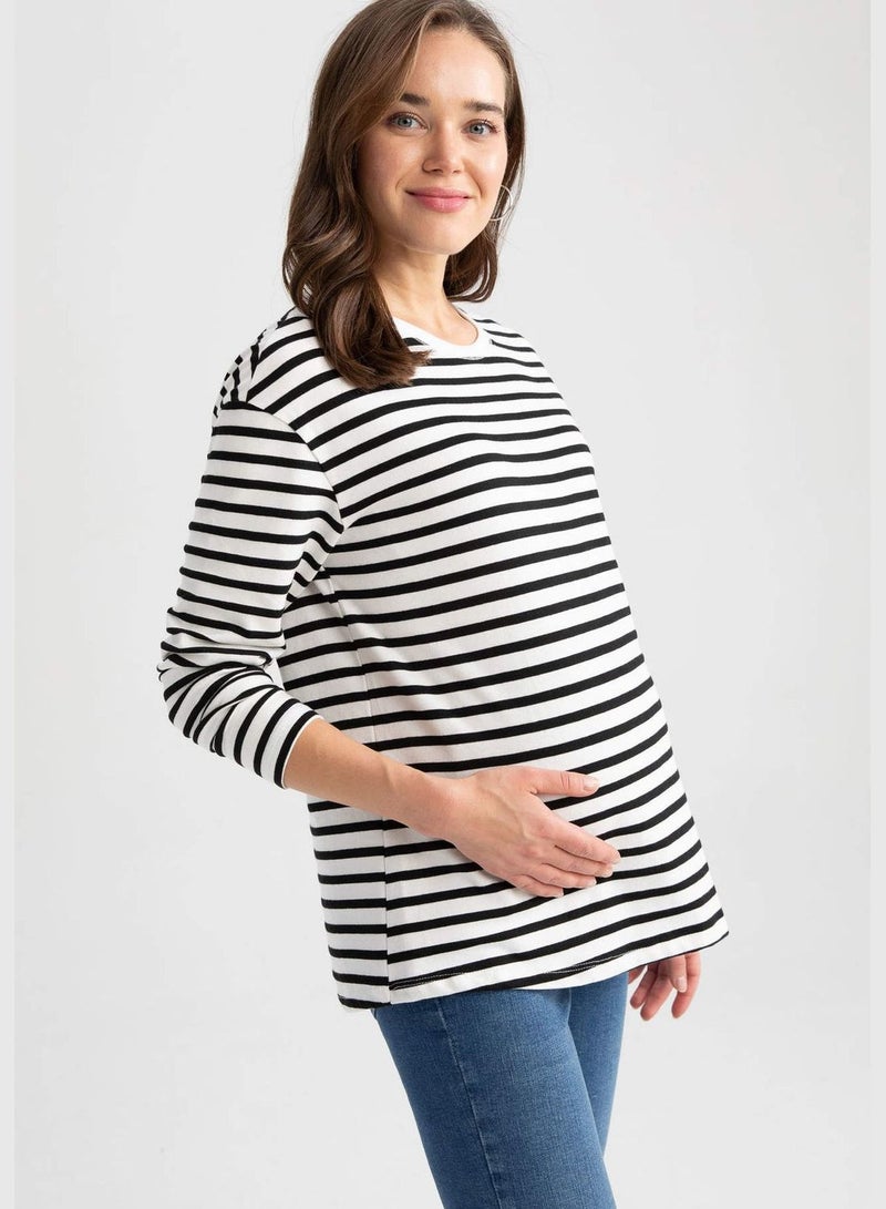 Woman  Maternity Wear Knitted Tops Long Sleeve