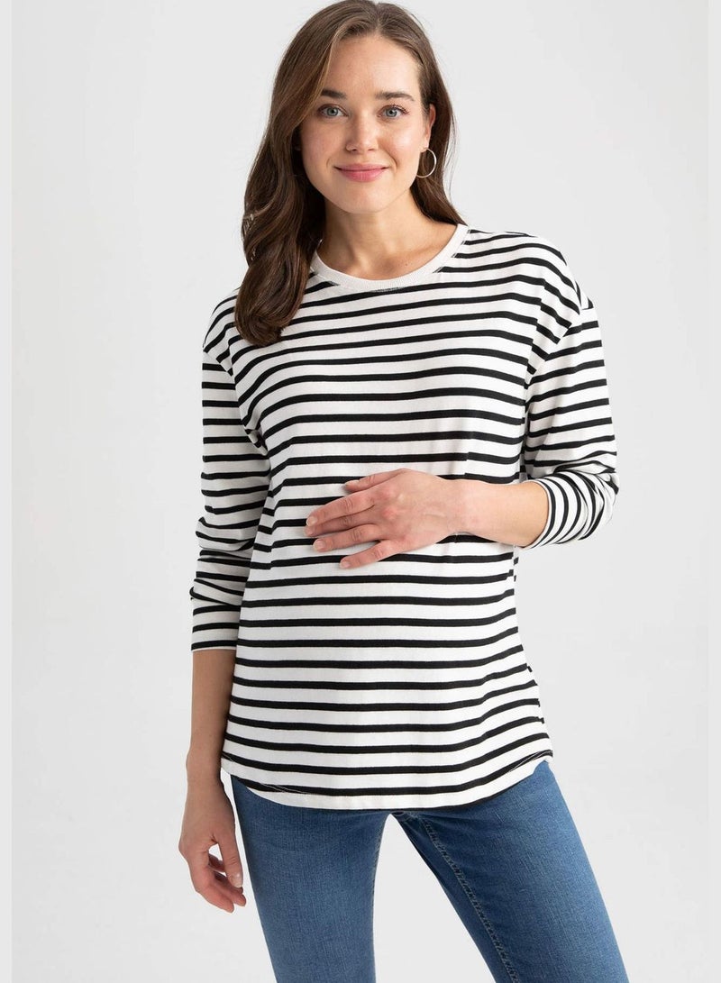 Woman  Maternity Wear Knitted Tops Long Sleeve