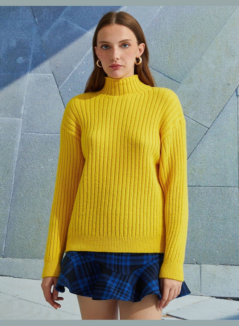 Turtleneck Long Sleeve Sweater