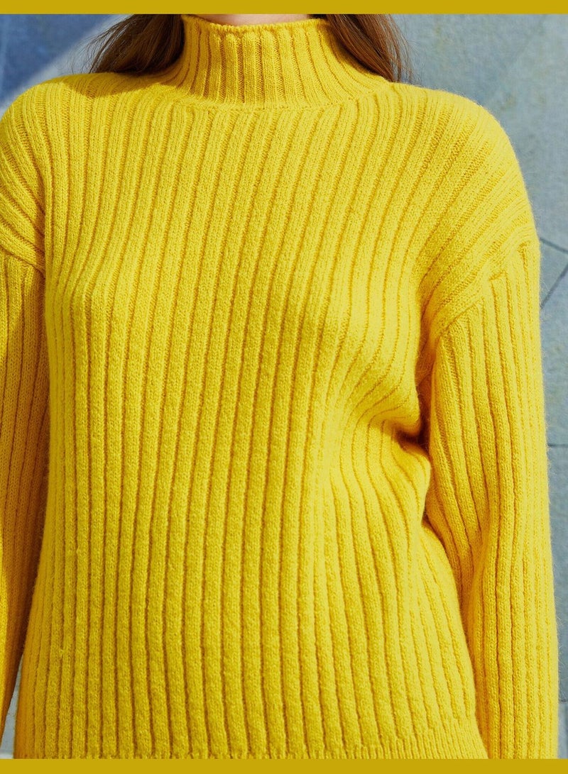 Turtleneck Long Sleeve Sweater