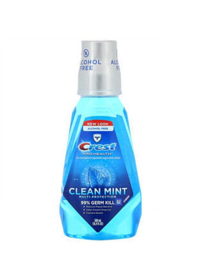 Crest, Pro Health, Multi-Protection Mouthwash, Alcohol Free, Clean Mint, 16.9 fl oz (500 ml)