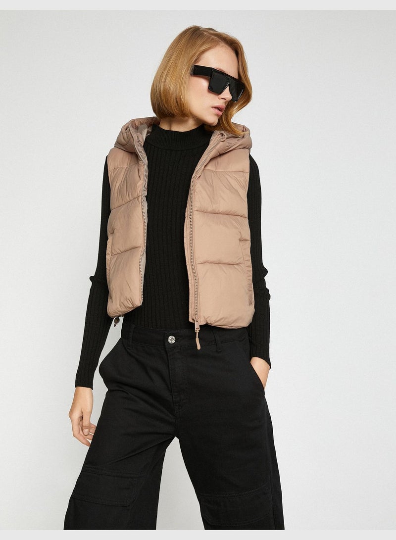 Hooded Puffer Vest