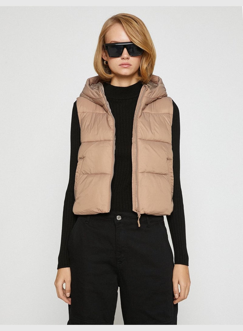 Hooded Puffer Vest